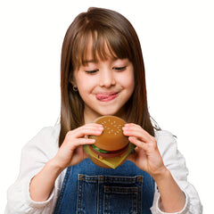 Wooden Game Food Set 58pcs Sliced And Stacked Sandwich Counter Play