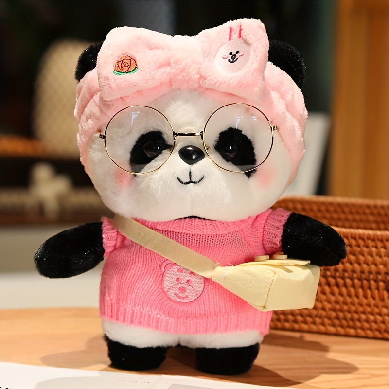 Cartoon Panda Doll Plush Toy Halloween Christmas Gift