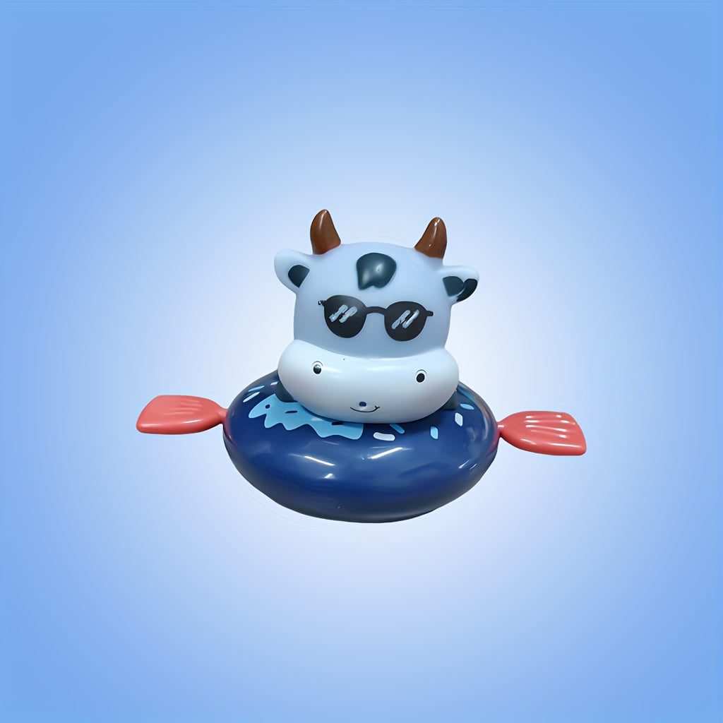 Surfing Cow Water Spray Toy Interactive Bath Play Companion for Youngsters