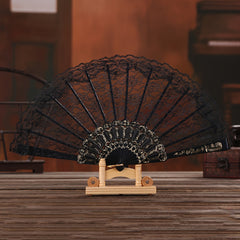 Hanfu Tassel Fan Retro Lace Folding Fan