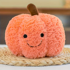 Halloween Pumpkin Plush Toy Pillow Soft Stuffed Pumpkin with Smiling Face