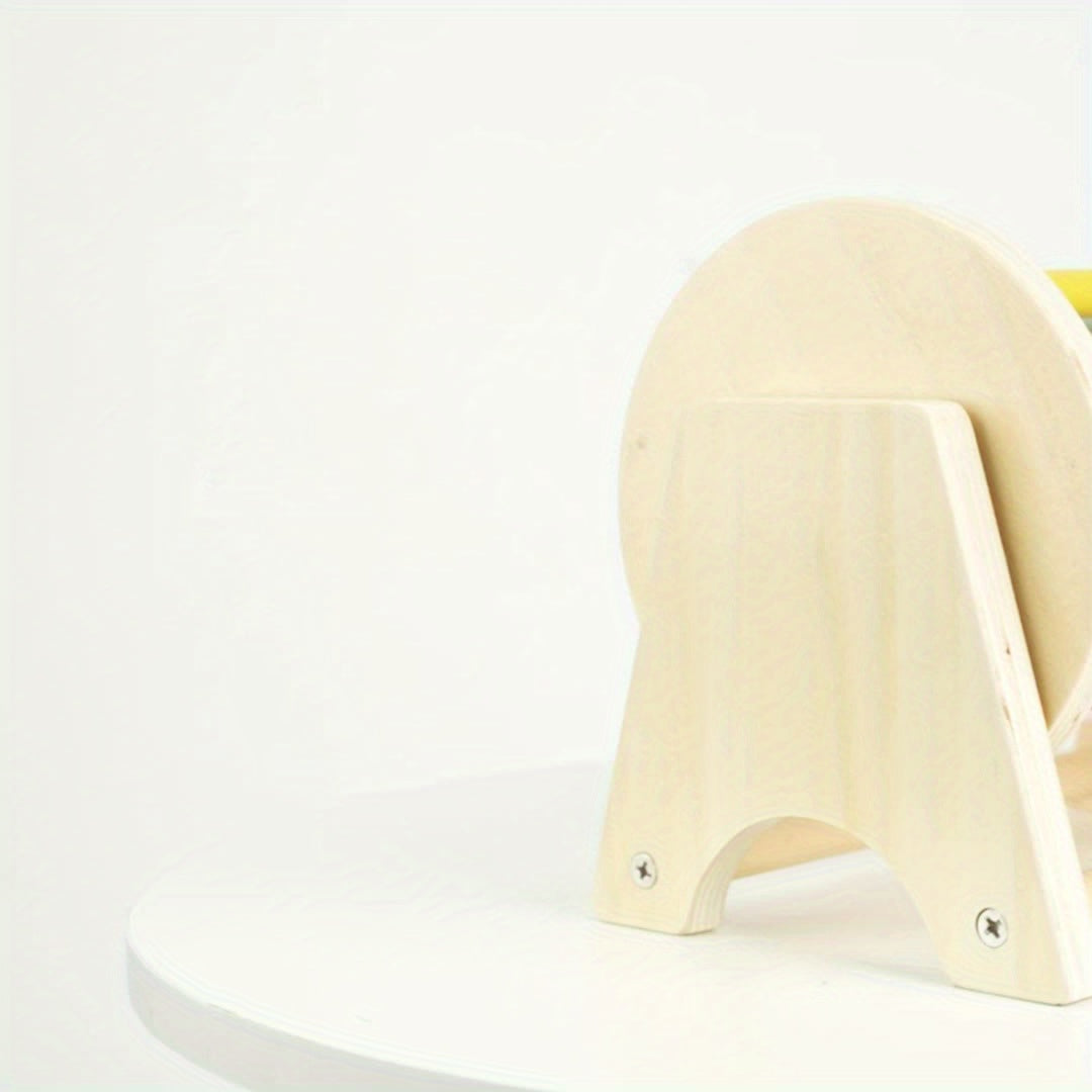 Flat Rolling Drum Wooden Toy Halloween Christmas