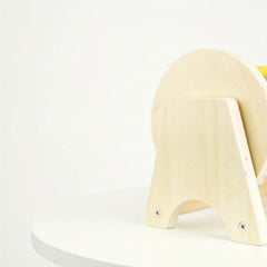 Flat Rolling Drum Wooden Toy Halloween Christmas