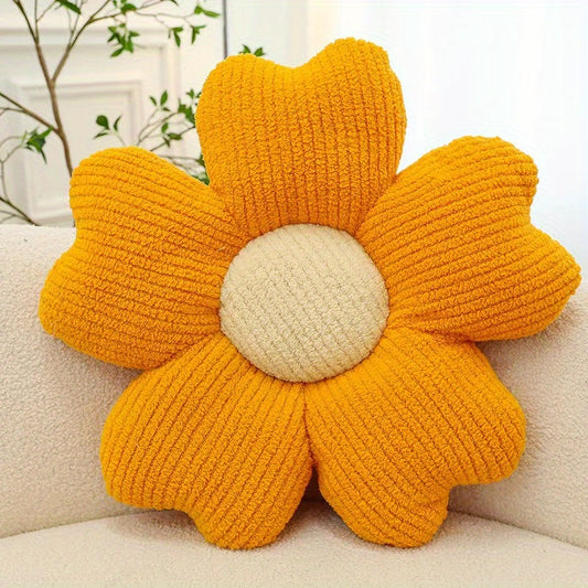 Plush Flower Pillow for Kids Bedroom Decor and Window Seating