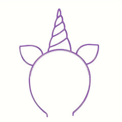 6 Pack Unicorn Headbands Neon Glowing Party Favors for Teens