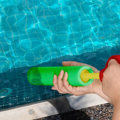 4 Pack Long Range Rubber Water Shooters for Kids - Summer Pool Toys