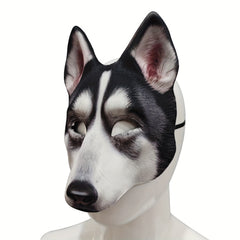 Husky Dog Mask Animal Costume Halloween Party Accessory