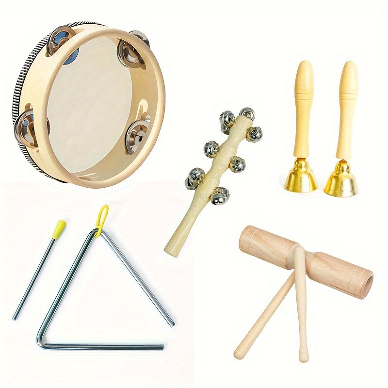 Wooden Orff Percussion Instrument Set - Holiday Decorations