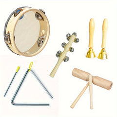 Wooden Orff Percussion Instrument Set - Holiday Decorations