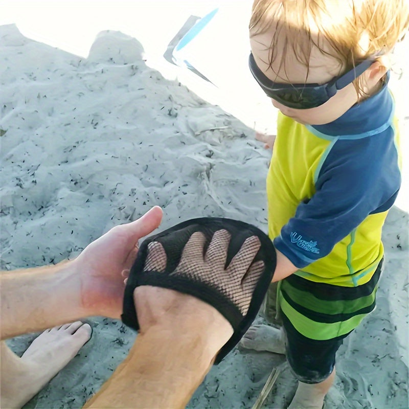 Quick Dry Beach Sand Cleaner Mitt for Sports