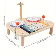 Kids' Drum Set with Xylophone and Cymbal