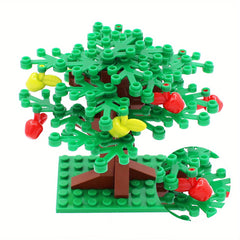 DIY Tree Building Blocks Set with 2423 Plant Accessories