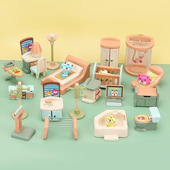 Cat Care Center Playset with Life-like Kittens