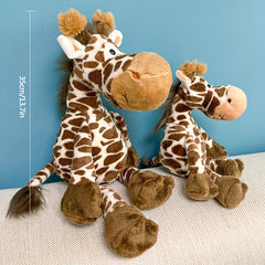 Realistic Plush Giraffe Toy for Kids 0-3 Years - Cuddly Stuffed Doll