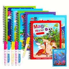 Magic Water Drawing Book Toy Reusable Water Drawing Book Magic Book
