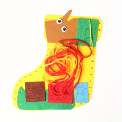 Christmas DIY Socks Decoration Candy Bag Children's Handbag