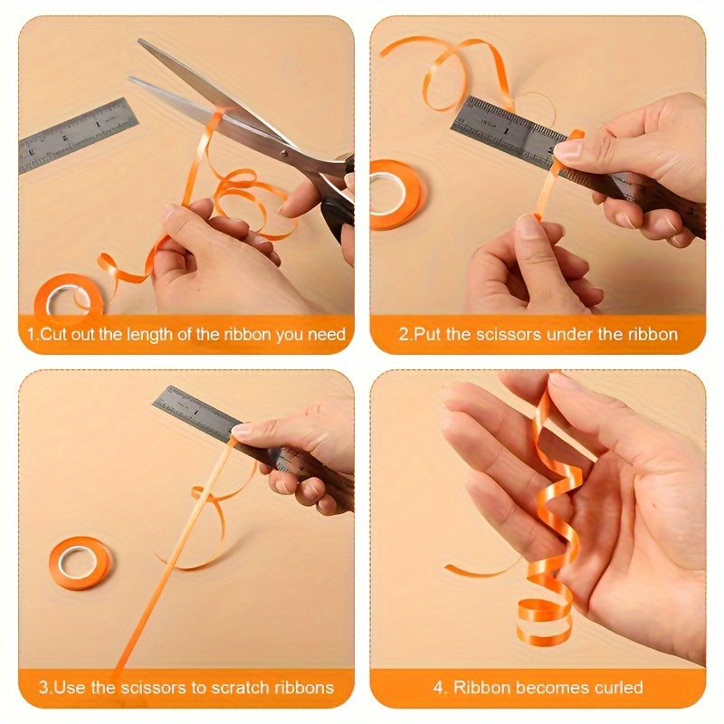 10pcs Metallic Curling Ribbon 1.5 Wide Assorted Colors for Christmas Gift Wrappi