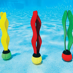 3 Pack Diving Swimming Toys Set Underwater Water Grass Toys