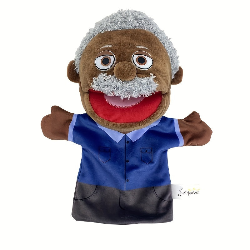 Interactive Hand Puppets with Movable Mouths - Plush Toys