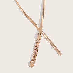 Golden Chain Elastic Waist Belt for Women