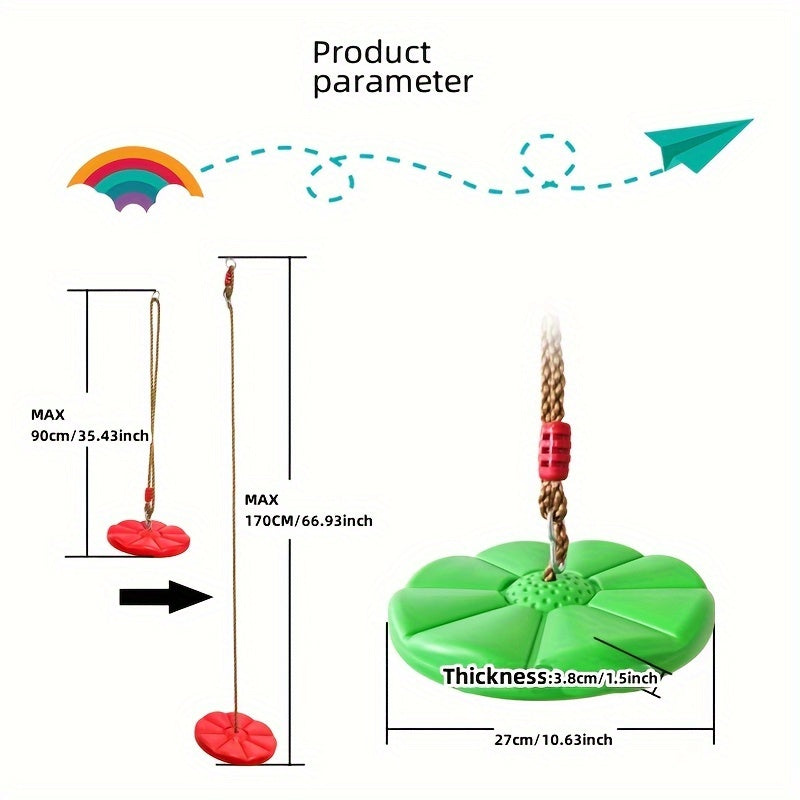 Swinging Swing Toy Outdoor Backyard Toy Fun Interactive Toy