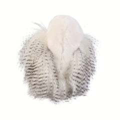 7.08in Snowy Owl Plushie for Kids Room Decor