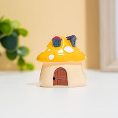 Colorful Mushroom House Decor Resin Ornament