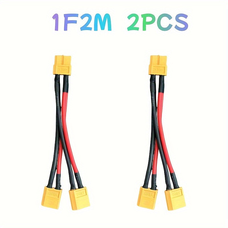 High Temp Silicone 14AWG Cable for UAVs XT60 Plug