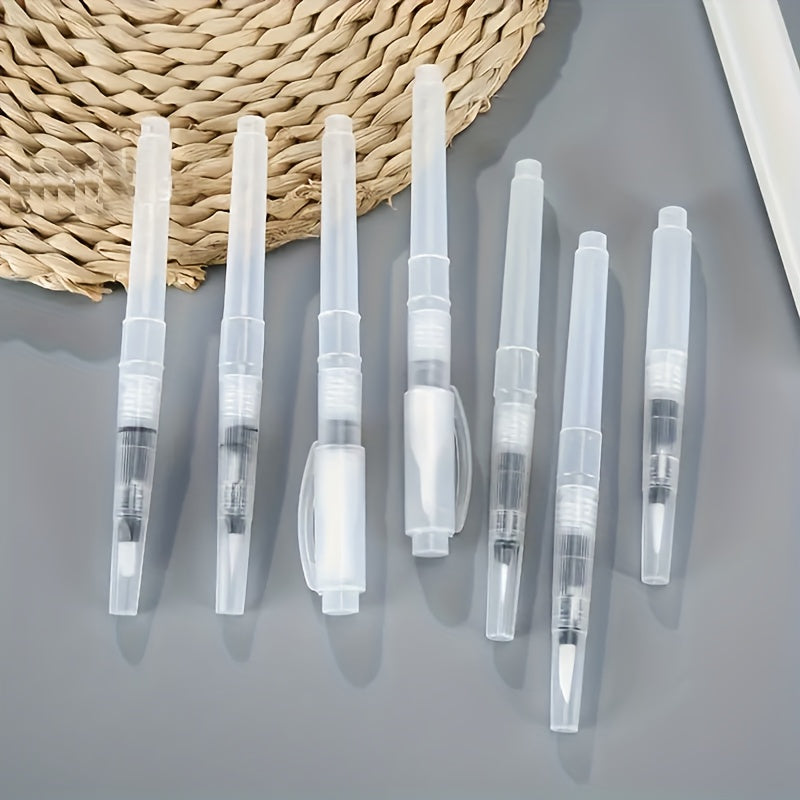 7pcs Refillable Watercolor Brush Pens for Painting
