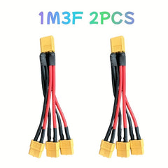 High Temp Silicone 14AWG Cable for UAVs XT60 Plug