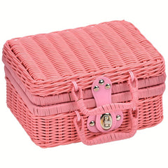 43PCS Picnic Basket Toy Set with Play Food & Cake Educational Kitchen Playset