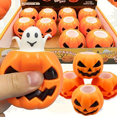 Pumpkin Ghost Squeeze Toy Stress Ball Halloween Christmas Party Gift