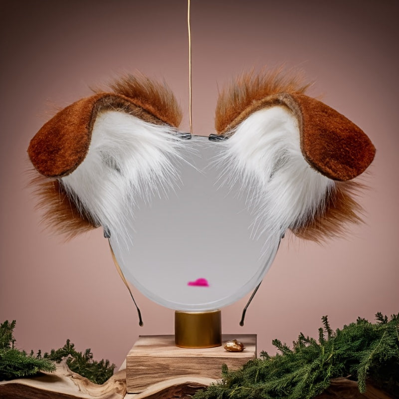 Plush Animal Ears Headband Cosplay Festive Outfits