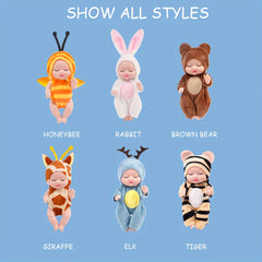 6pcs Baby Dolls Pajama Fairy Toy 10 Animal Princess Doll Gift