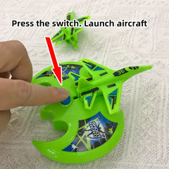 Catapult Toy Launcher with 2 Planes for Outdoor Sports