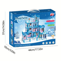 Princess Castle Villa Playset for Girls Durable PP Material