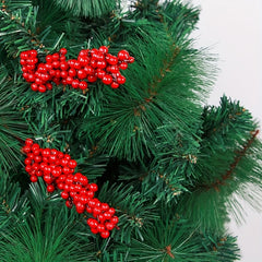 12pcs Artificial Red Berries Christmas Tree Decoration DIY Holiday Supplies