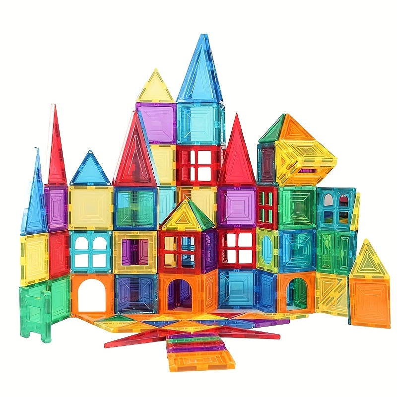 Magnetic 3D Building Blocks Set for Boys & Girls