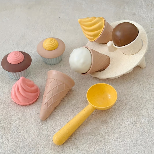 DIY Ice Cream Cake Model Beach Toy