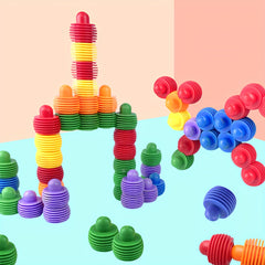 Plastic Stacking Rings Toy for Kids 3-6 Years