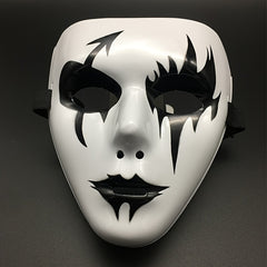 Halloween Face Mask Hand Painted PVC Street Dance Style