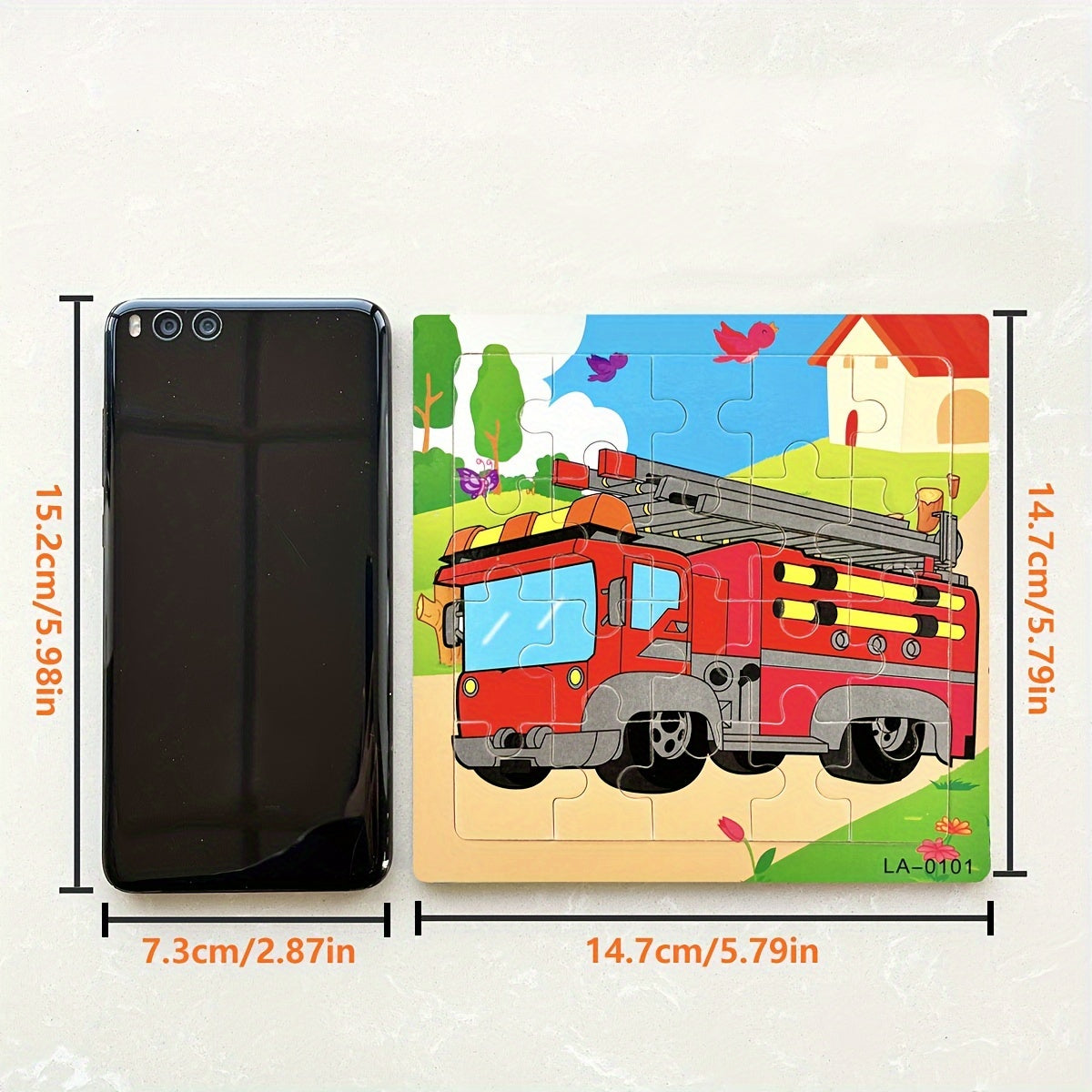 Wooden Jigsaw Puzzle Transportation and Marine Animal Toy