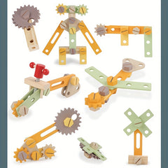 Wooden Play Tool Set for Kids Screw & Nut Puzzle Assembly DIY Crafts