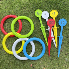 Colorful Ring Toss Game for Family Fun