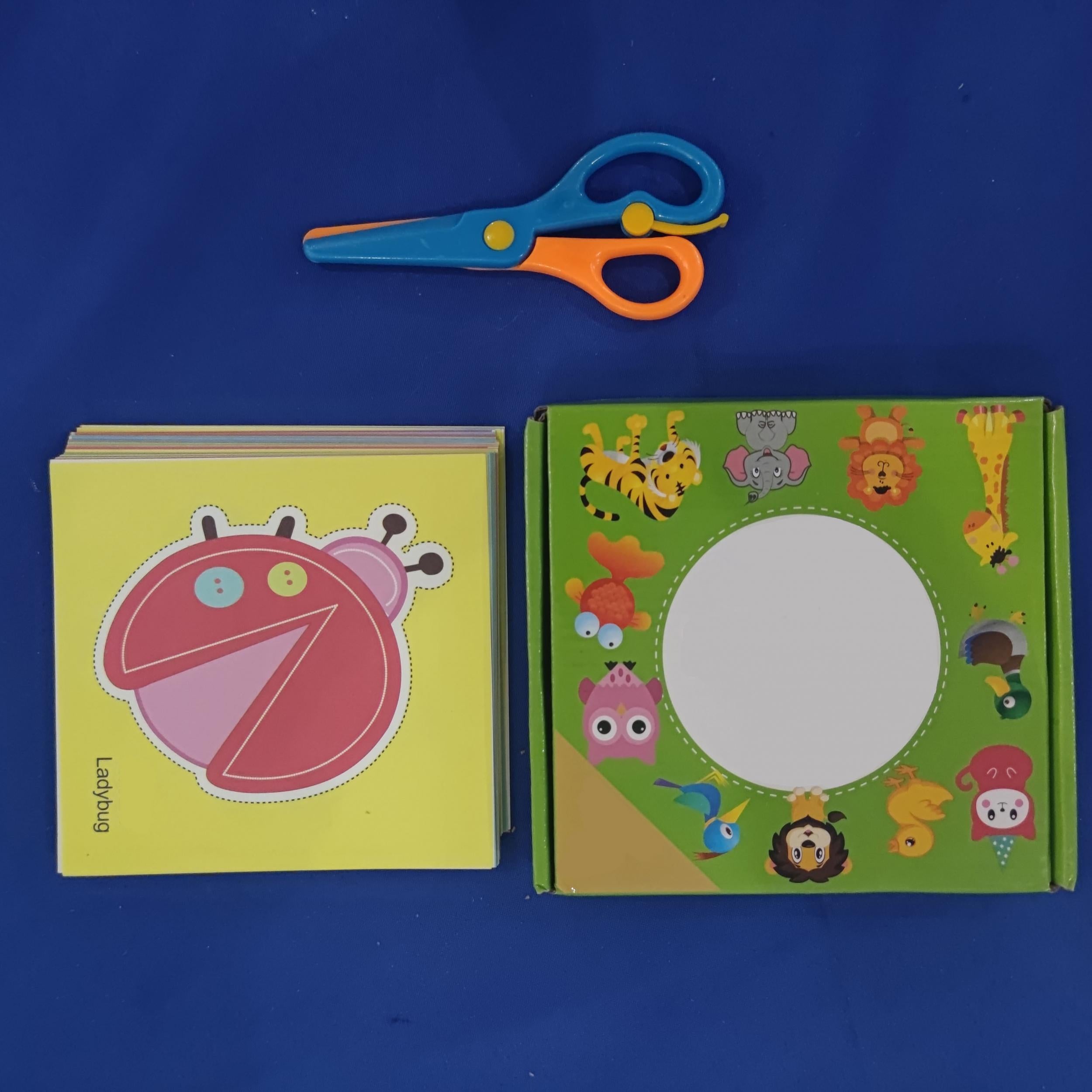 Animal Paper Cutting Craft Kit - DIY Paper Art Set with Animal Designs