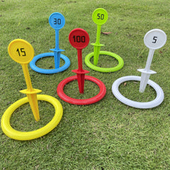 Colorful Ring Toss Game for Family Fun