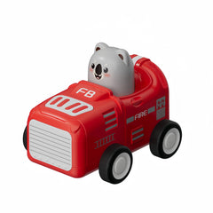 Animal Toy Cars - Perfect Gift for Youngsters - Durable Plastic - Red Yellow