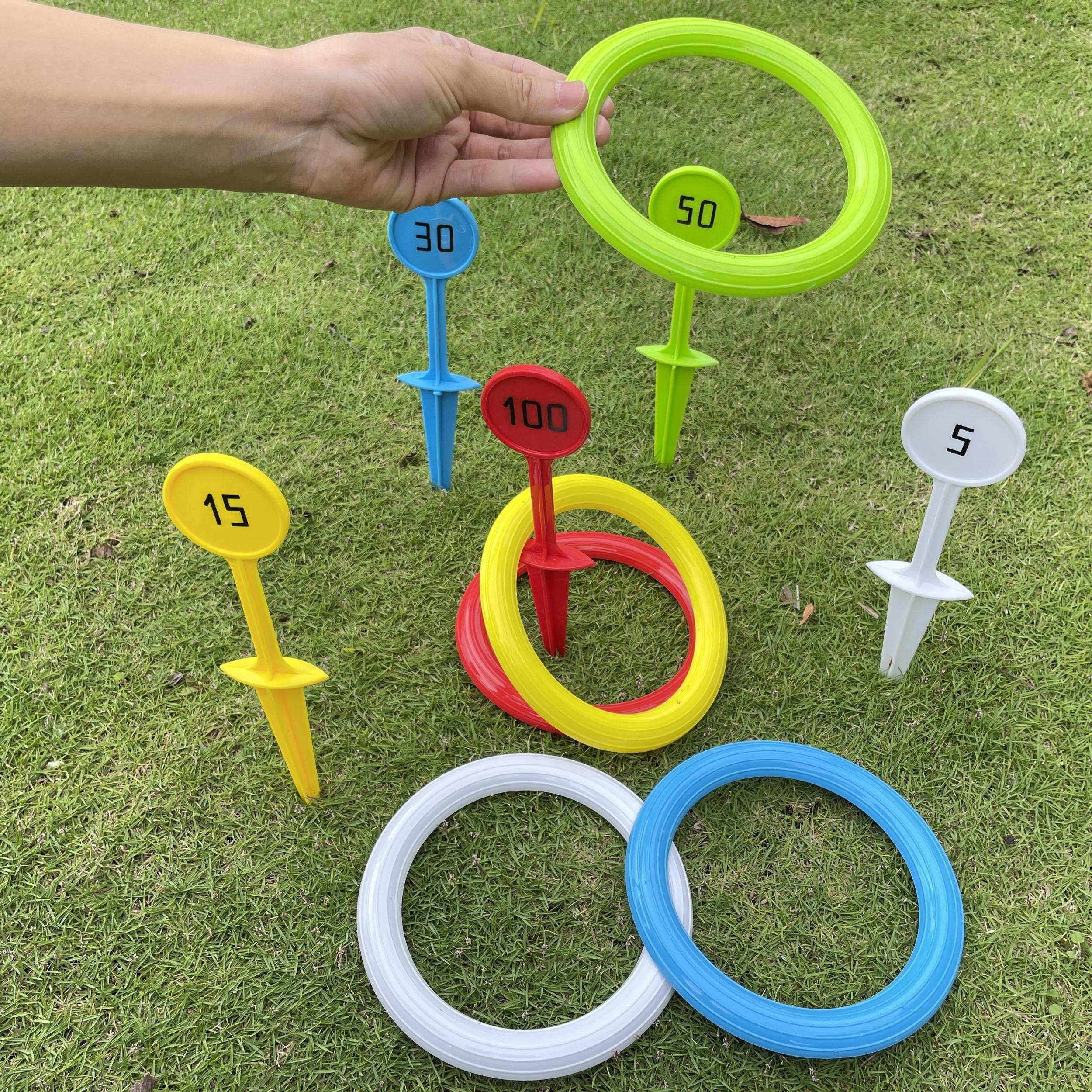 Colorful Ring Toss Game for Family Fun