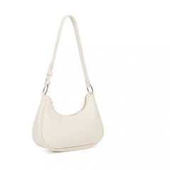 Minimalist Crescent Bag Stylish PU Leather Hobo Shoulder Bag