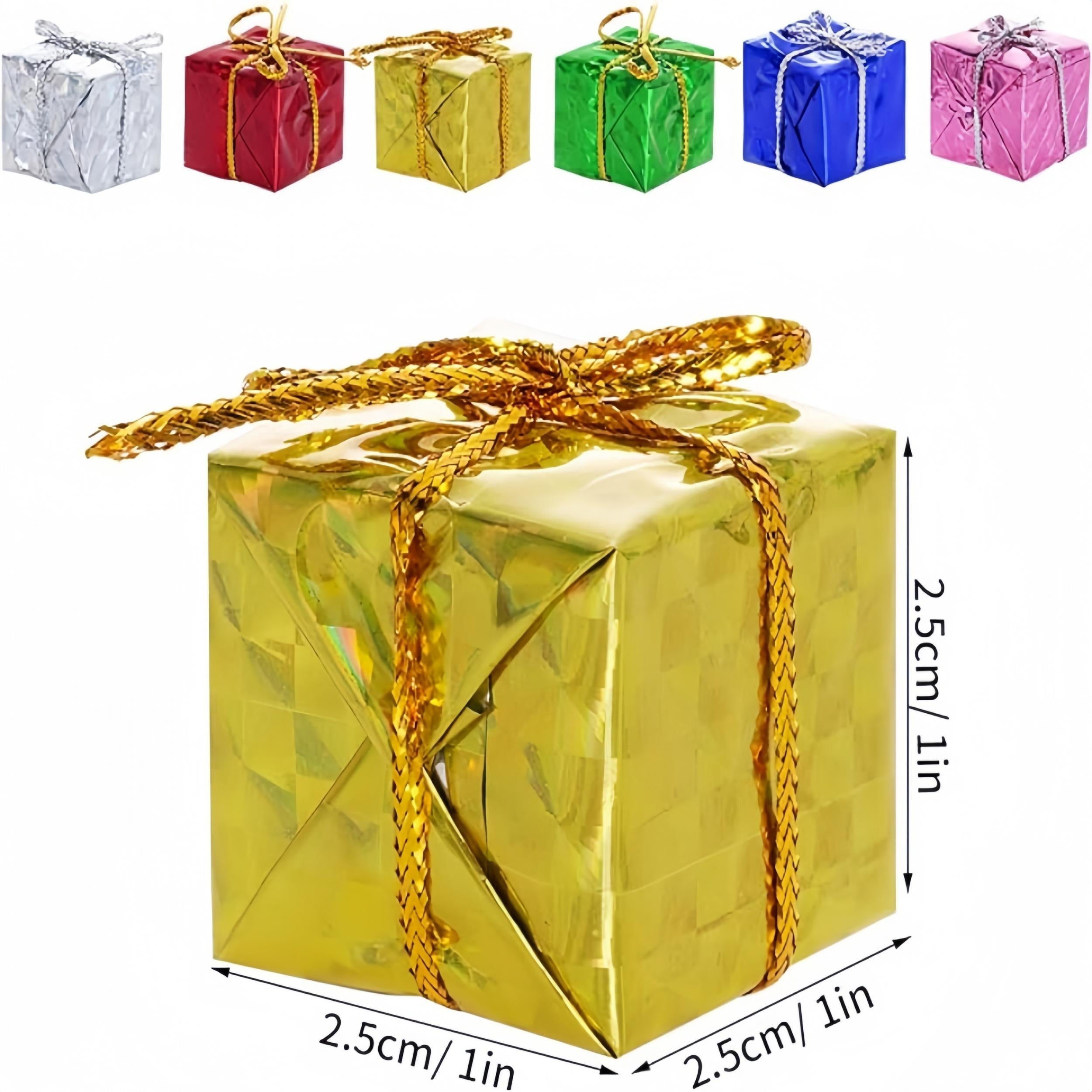 Mini Christmas Tree Ornaments Set, Multicolor Hanging Decorations